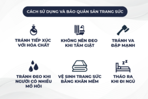 Cách bảo quản trang sức bạc