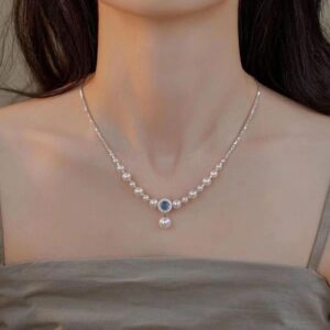 dây chuyền kết hợp ngọc trai nhân tạo